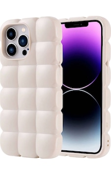 Apple Uyumlu iPhone 14 Pro Max Kılıf Parlak Esnek Silikon Redclick Dom Dom Kapak - Beyaz Apple Uyumlu iPhone 14 Pro Max Kılıf Parlak Esnek Silikon Redclick Dom Dom Kapak - Beyaz