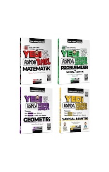 Tüm Adaylar İçin Yedi Adımda Temel Matematik+problemler+geometri+sayısal Mantık Tamamı Video Çözümlü Tüm Adaylar İçin Yedi Adımda Temel Matematik+problemler+geometri+sayısal Mantık Tamamı Video Çözümlü