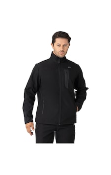Crozwise Siyah Erkek Su Geçirmez Softshell Outdoor Mont / Ceket - 5039-10 Crozwise Siyah Erkek Su Geçirmez Softshell Outdoor Mont / Ceket - 5039-10