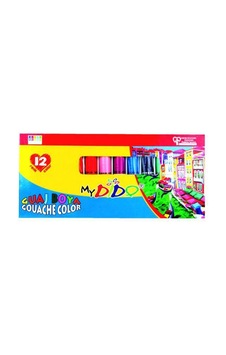 My Dido Guaj Boya Tüp 12 Renk 9 Ml My54 Çok Renkli