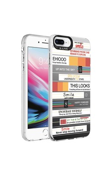 Apple Uyumlu iPhone 7 Plus Kılıf Desenli Zore Silver Sert Kapak-Çiçek Apple Uyumlu iPhone 7 Plus Kılıf Desenli Zore Silver Sert Kapak-Çiçek