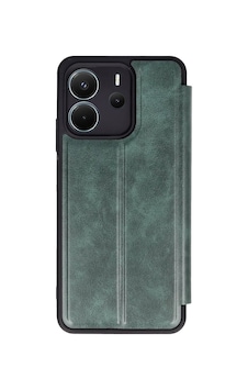 Cosmotex Newface Xiaomi Redmi Note 14 4g Kılıf Flip Cover - Koyu Yeşil Cosmotex Newface Xiaomi Redmi Note 14 4g Kılıf Flip Cover - Koyu Yeşil