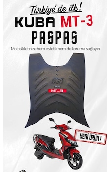 Lnsmoto Rks Mt3 Pro Paspas Kaymaz Taban Kırmızı Logo Kalın Lnsmoto Rks Mt3 Pro Paspas Kaymaz Taban Kırmızı Logo Kalın