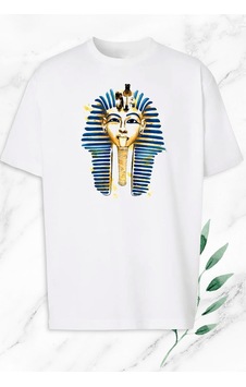 Flood Of Style Oversize Antik Mısır Egypt Firavun Baskılı Beyaz Tişört Flood Of Style Oversize Antik Mısır Egypt Firavun Baskılı Beyaz Tişört