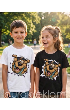 Scooby-doo Yırtık Duvar / Peeking Dog Ütü İle Preslenen Dtf Transfer Baskı Scooby-doo Yırtık Duvar / Peeking Dog Ütü İle Preslenen Dtf Transfer Baskı