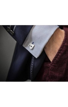 Harf Model 925 Ayar Gümüş Erkek Hediyelik Kol Düğmesi Harf Model 925 Ayar Gümüş Erkek Hediyelik Kol Düğmesi