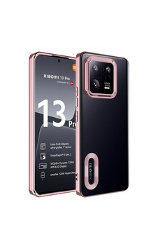 Xiaomi Mi 13 Pro Kılıf Kamera Korumalı Logo Gösteren Zore Omega Kapak-derin Mor