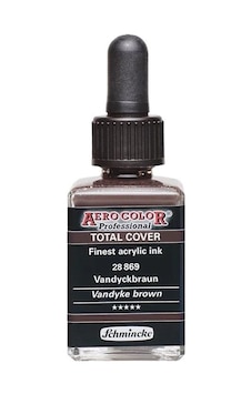 Schmincke Aero Color Akrilik Mürekkep 28 Ml. 869 Vandyke Brown Diğer Schmincke Aero Color Akrilik Mürekkep 28 Ml. 869 Vandyke Brown Diğer