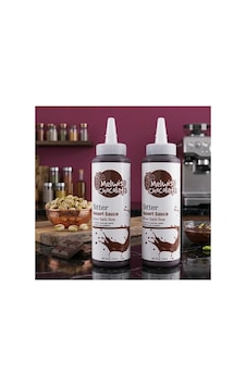 Melwiss 2'li Bitter Tatlı Sos 330gr Waffle & Krep & Pankek Sosu Melwiss 2'li Bitter Tatlı Sos 330gr Waffle & Krep & Pankek Sosu