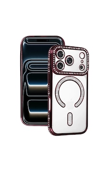 Newface Apple İphone 18 Pro Joke Simli Magneticsafe Kılıf - Bordo Düz Renkli Newface Apple İphone 18 Pro Joke Simli Magneticsafe Kılıf - Bordo Düz Renkli