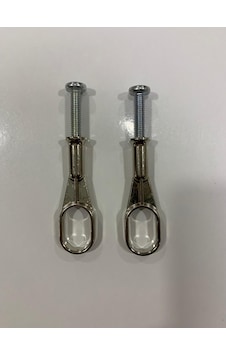 Flanş 2Li Paket Vidalı Dolap Askı Aparatı Krom Flanş 2Li Paket Vidalı Dolap Askı Aparatı Krom