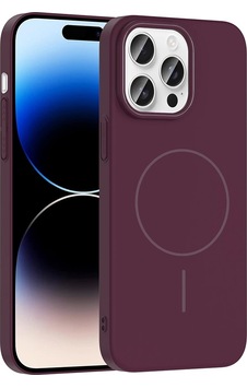 Apple Uyumlu iPhone 14 Pro Max Kılıf M-safe Şarj Özellikli Zore Ruby Sert Kapak Apple Uyumlu iPhone 14 Pro Max Kılıf M-safe Şarj Özellikli Zore Ruby Sert Kapak