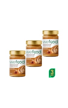 Wefood Süt Karamelli Fıstık Ezmesi 300 Gr 3'lü 8683347037131 Wefood Süt Karamelli Fıstık Ezmesi 300 Gr 3'lü 8683347037131