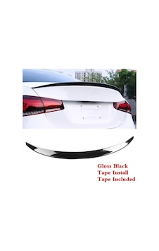 Mercedes A200 W177 Sedan Uyumlu Bagaj Üstü Pianoblack Boyalı Spoiler Mercedes A200 W177 Sedan Uyumlu Bagaj Üstü Pianoblack Boyalı Spoiler