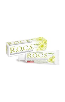 Rocs Baby Papatya Özlü Yutulabilir Diş Macunu 0-3 Yaş 35 ML