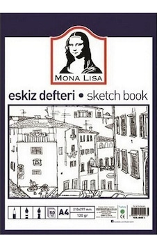 Monalisa A4 Eskiz Defteri 120Gr 50 Yaprak