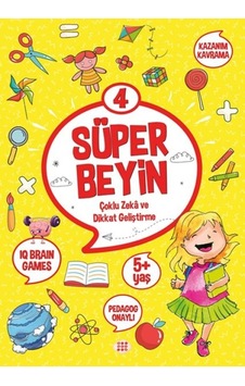 Süper Beyin 4 5+ Yaş - Pmvp-820125 Süper Beyin 4 5+ Yaş - Pmvp-820125