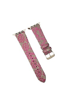 Watch 42mm Creeper Desenli Kordon - Pembe- 5796 Watch 42mm Creeper Desenli Kordon - Pembe- 5796
