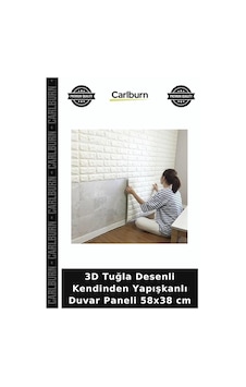 Özel Üretim Dekoratif Pratik Salon 3d Tuğla Desenli Kendinden Yapışkanlı Duvar Paneli 58x38 Cm Özel Üretim Dekoratif Pratik Salon 3d Tuğla Desenli Kendinden Yapışkanlı Duvar Paneli 58x38 Cm
