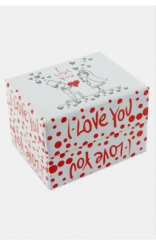 Love - 19 - Yazılı Saat Kutusu - Glblseme - - Beyaz Love - 19 - Yazılı Saat Kutusu - Glblseme - - Beyaz