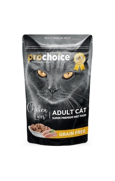 Prochoice Tahılsız Tavuk ve Ciğerli Yetişkin Kedi Maması 85 G Prochoice Tahılsız Tavuk ve Ciğerli Yetişkin Kedi Maması 85 G