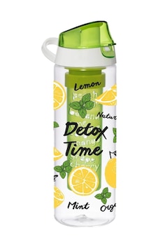 Herevin Tropic Limon Baskılı İnfuserli Matara - Como Kapak 650 ML Herevin Tropic Limon Baskılı İnfuserli Matara - Como Kapak 650 ML