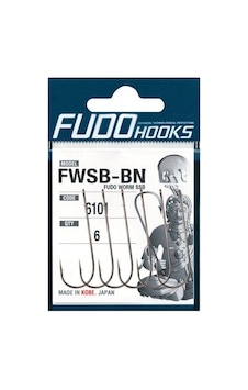 Fudo 6101 Worm Ssb Black Nikel Uzun Tırnaklı İğne 4/0 Fudo 6101 Worm Ssb Black Nikel Uzun Tırnaklı İğne 4/0