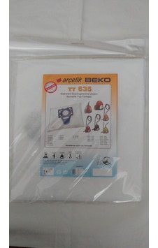 20 Adet Tt 635 Arçelik Uyumlu Beko Elektrikli Süpürge Toz Torbası 20 Adet Tt 635 Arçelik Uyumlu Beko Elektrikli Süpürge Toz Torbası