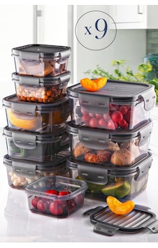 KitchenLife 9'lu Tam Vakumlu Kilitlli Erzak Saklama Kabı Seti -hava Geçirmez 400ml X 800ml X 1400ml Sızdırmaz Çok Renkli KitchenLife 9'lu Tam Vakumlu Kilitlli Erzak Saklama Kabı Seti -hava Geçirmez 400ml X 800ml X 1400ml Sızdırmaz Çok Renkli