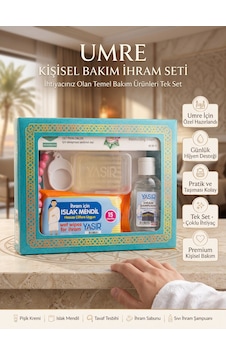 Umre Kişisel Bakım İhram Seti 5 Li Sabun, Şampuan, Islak Mendil, Pişik Kremi Ve Tavaf Tesbihi Standart Umre Kişisel Bakım İhram Seti 5 Li Sabun, Şampuan, Islak Mendil, Pişik Kremi Ve Tavaf Tesbihi Standart