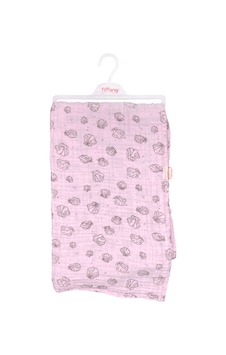 Tiffany Baby Baskılı Müslin Bebek Battaniyesi 79080 Pembe Tiffany Baby Baskılı Müslin Bebek Battaniyesi 79080 Pembe