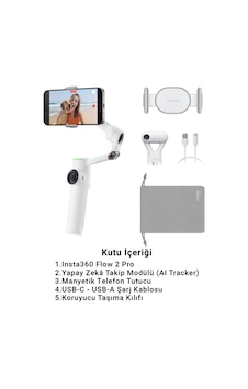 Flow 2 Pro Aı Takipçi Kiti Beyaz 360 Takip, Find My, Magsafe, Sarsıntı Önleyici Flow 2 Pro Aı Takipçi Kiti Beyaz 360 Takip, Find My, Magsafe, Sarsıntı Önleyici