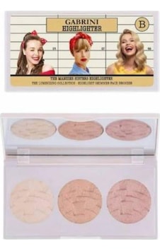 Gabrini 3'lü Aydınlatıcı Paleti Highlighter B Gabrini 3'lü Aydınlatıcı Paleti Highlighter B