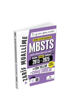 2026 Mbsts Çıkmış Sorular 2015-2025 Tüm Yıllar Çözümlü - Zarif Muallime