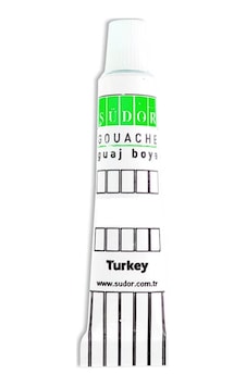 Südor Guaj Boya A Yeşil Küçük Tüpte - 4 Adet Açık Yeşil