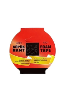 Picador Çift Taraflı Köpük Bant 50mmx5m Askılı Ko005 Picador Çift Taraflı Köpük Bant 50mmx5m Askılı Ko005