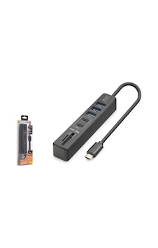 Hadron Hdx7061 İetop Type-c Hub 5gbps 2x Usb-c 3.2+3x Usb-a 3.2+sd+microsd 7 Port Kart Okuyucu Siyah Hadron Hdx7061 İetop Type-c Hub 5gbps 2x Usb-c 3.2+3x Usb-a 3.2+sd+microsd 7 Port Kart Okuyucu Siyah