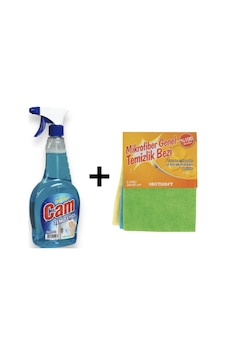 Actisoft Cam Temizleyici 750 ML + Actisoft Mikrofiber Temizlik Bezi 750 ML