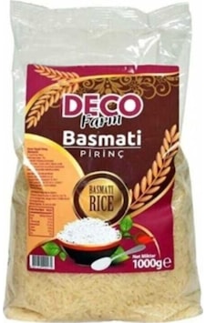 Deco Farm Basmati Pirinç 1 KG Deco Farm Basmati Pirinç 1 KG