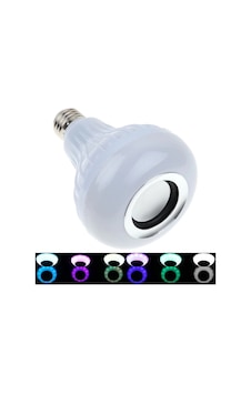 P-028 Kumandalı Bluetooth Led Ampul Çokrenkli P-028 Kumandalı Bluetooth Led Ampul Çokrenkli