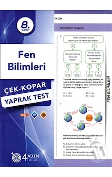 8.Sınıf Fen Bilimleri Yaprak Test 4Adım 8.Sınıf Fen Bilimleri Yaprak Test 4Adım