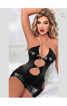 İntive Lingerie Intive Sugar Siyah Lame Deri Detaylı Boynu Zincirli Göbek Dekolte İntive Lingerie Intive Sugar Siyah Lame Deri Detaylı Boynu Zincirli Göbek Dekolte