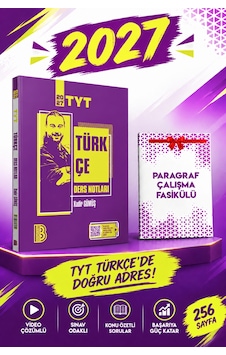 Benim Hocam Yayınları 2027 Tyt Türkçe Ders Notları Benim Hocam Yayınları 2027 Tyt Türkçe Ders Notları