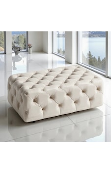 Smarto Relax Puf Guarda Ayaksız Kapitoneli Dekoratif 80x40x45 Cm Ekru Ekru Smarto Relax Puf Guarda Ayaksız Kapitoneli Dekoratif 80x40x45 Cm Ekru Ekru
