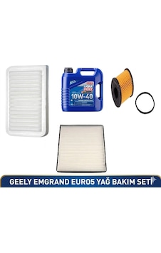 Geely Emgrand Yağ Bakım Seti Euro5