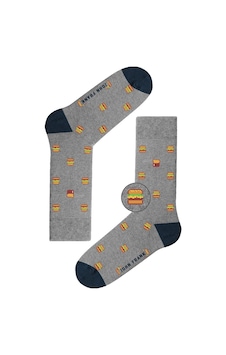 John Frank Cool Socks Uzun Çorap Multıcolor (488750764)-Std Gri