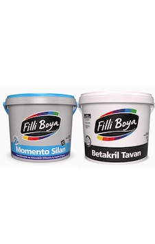 Filli Boya Momento Silan 15 LT + Tavan Boyası 17.5 KG Boyama Seti Filli Boya Momento Silan 15 LT + Tavan Boyası 17.5 KG Boyama Seti