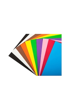 Fon Kartonu 50X70 Cm 120 Gr. Karışık 10 Renk Fon Kartonu 50X70 Cm 120 Gr. Karışık 10 Renk