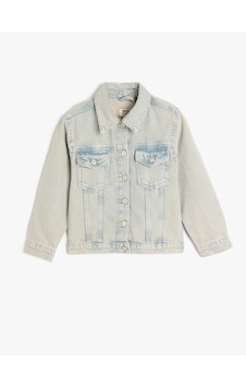 Koton Pamuklu Uzun Kollu Cep Detaylı Denim Ceket Lıght Indıgo 5skg20022ad Açık Mavi Koton Pamuklu Uzun Kollu Cep Detaylı Denim Ceket Lıght Indıgo 5skg20022ad Açık Mavi