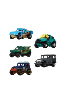 Matchbox Beşli Araba Seti Adventure Seekers Jjp28 Çok Renkli